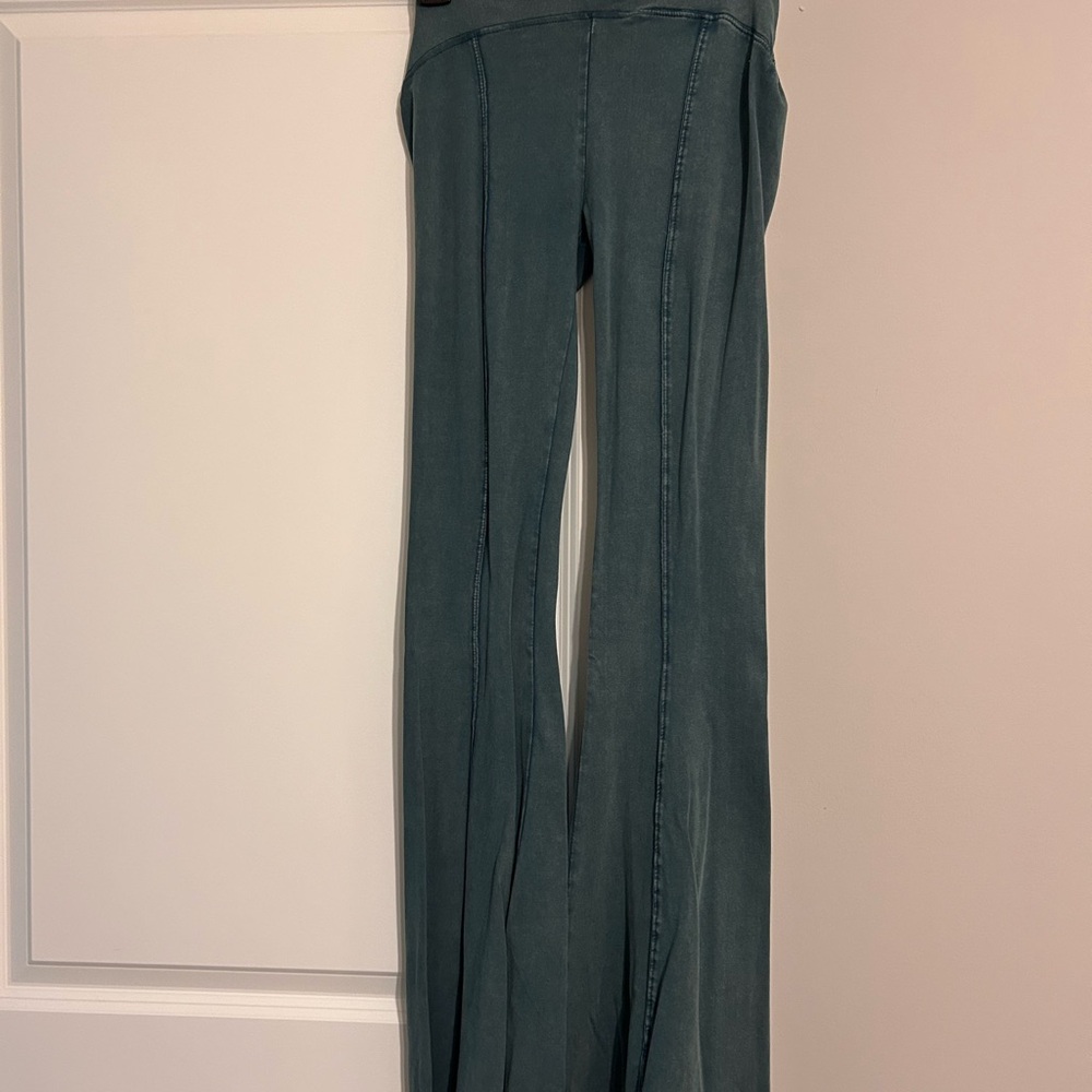 Urban Outfitters Teal Flare Pants